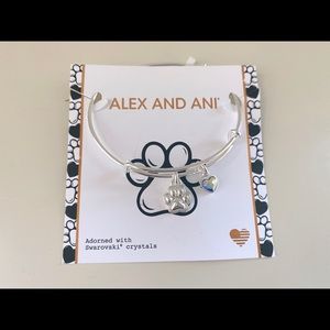 Alex and Ani Paw Bracelet Silver